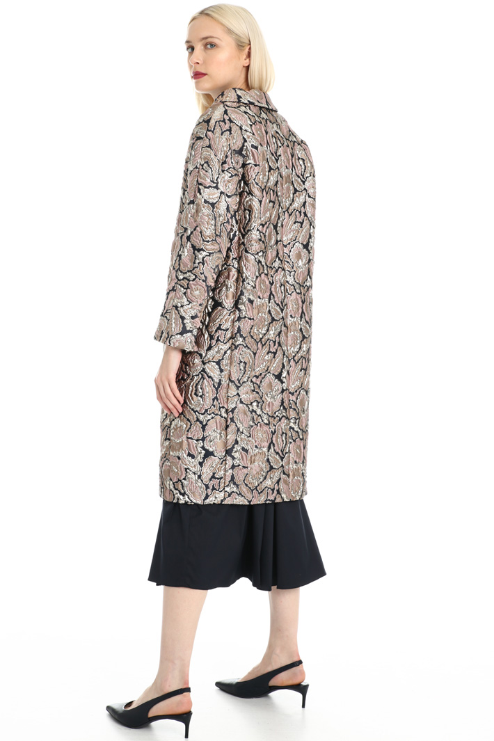 Lamé jacquard duster coat Intrend Lamé jacquard duster coat Intrend