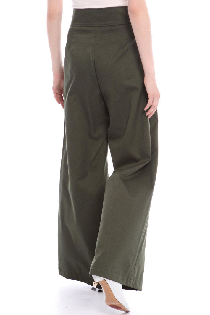 Flared gabardine trousers Intrend Flared gabardine trousers Intrend