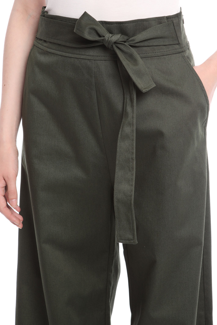 Flared gabardine trousers Intrend Flared gabardine trousers Intrend
