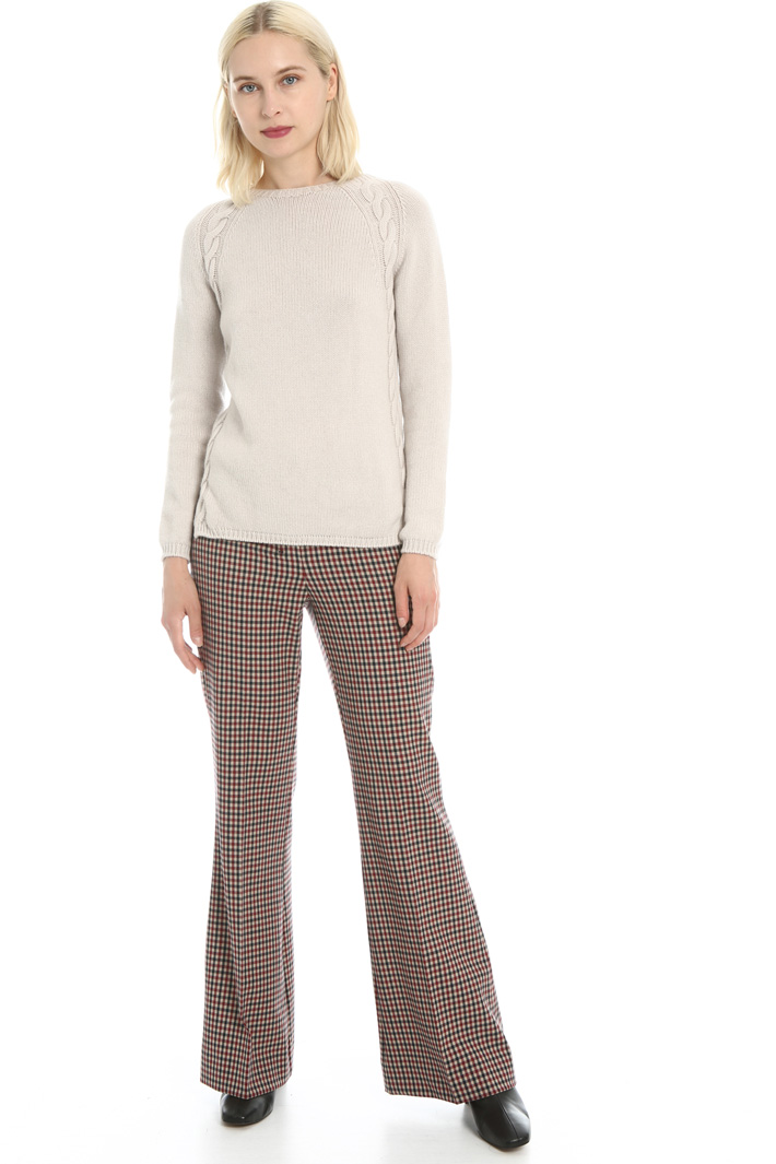 Yarn dyed wool trousers Intrend Yarn dyed wool trousers Intrend