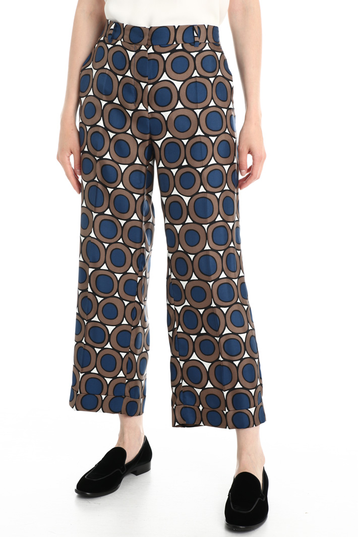 Silk twill trousers Intrend Silk twill trousers Intrend