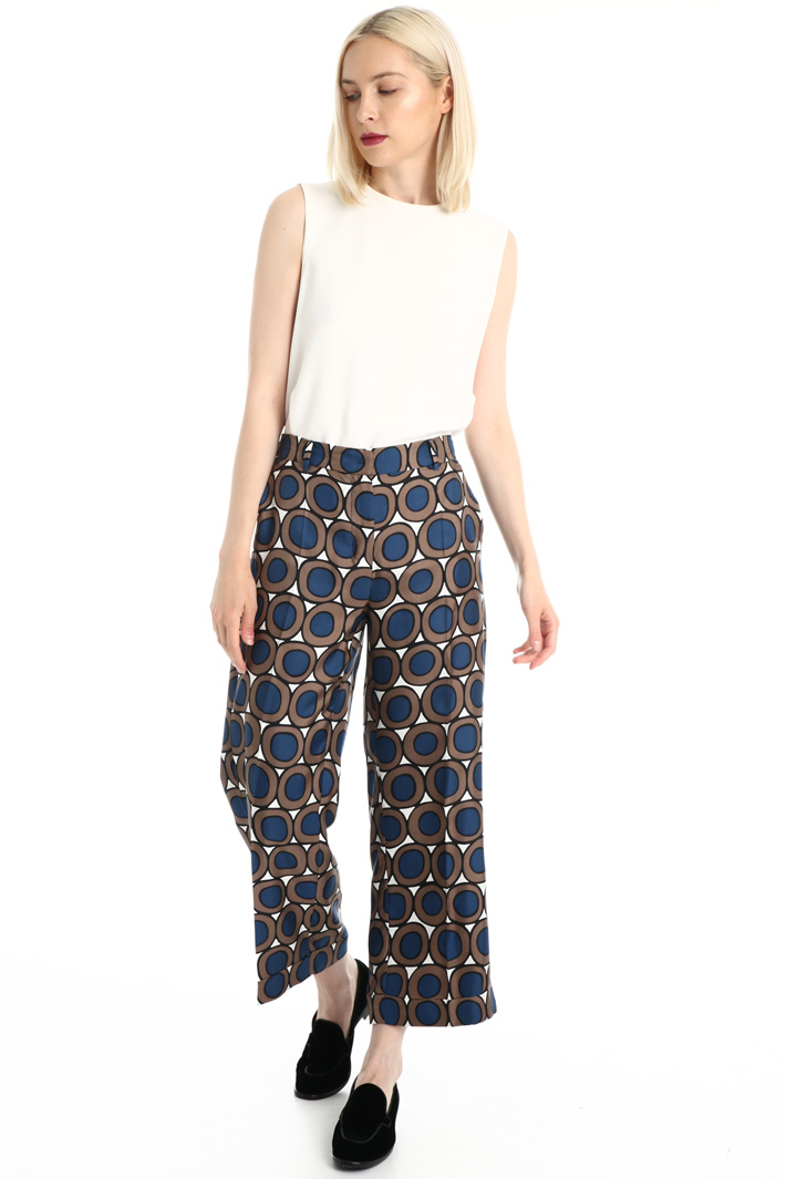 Silk twill trousers Intrend Silk twill trousers Intrend