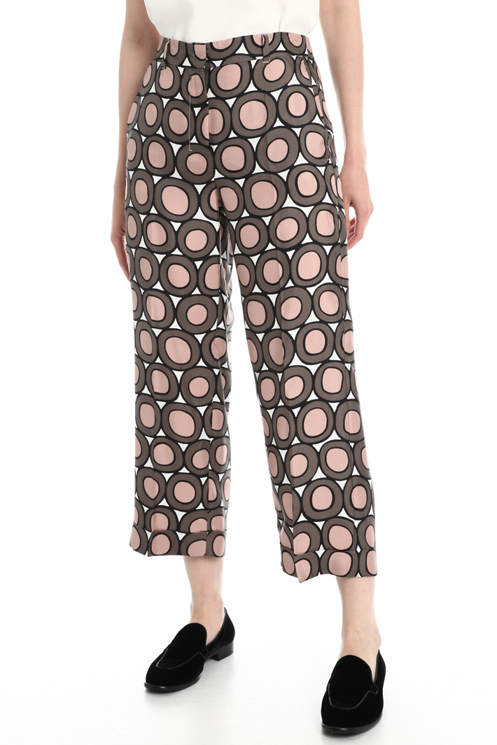 Silk twill trousers Intrend Silk twill trousers Intrend
