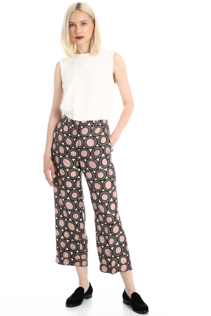 Silk twill trousers Intrend Silk twill trousers Intrend