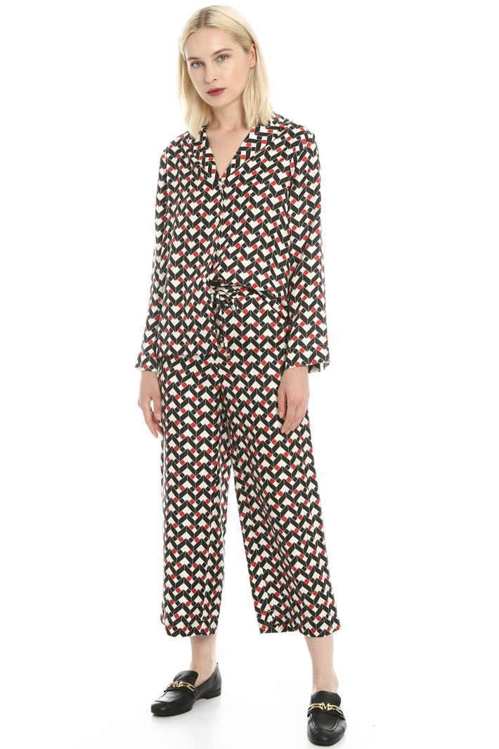 Silk twill trousers Intrend Silk twill trousers Intrend