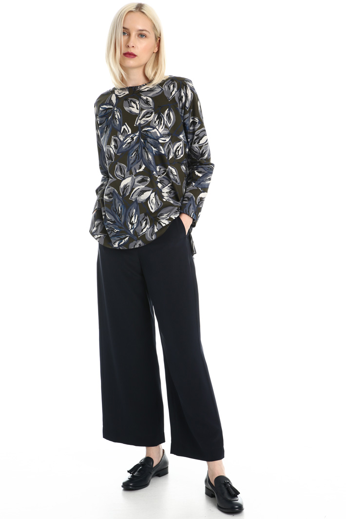 Silk crepe de chine trousers Intrend Silk crepe de chine trousers Intrend