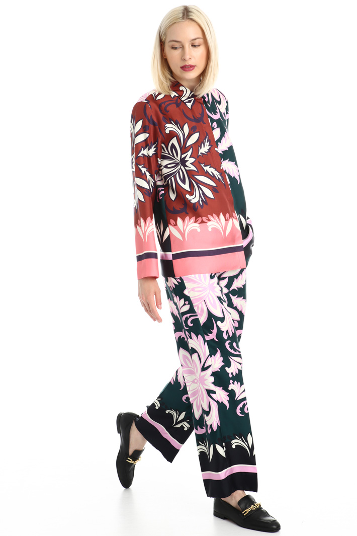 Silk twill trousers Intrend Silk twill trousers Intrend