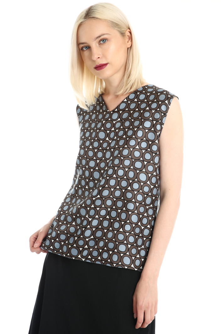 Reversible silk twill top Intrend Reversible silk twill top Intrend