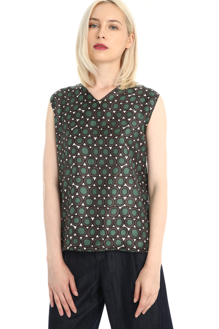 Top reversibile in pura seta Intrend Top reversibile in pura seta Intrend