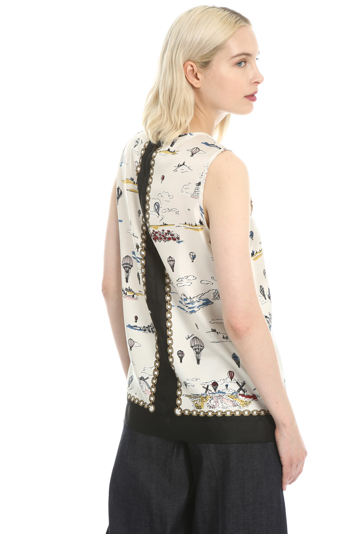 Silk twill top Intrend Silk twill top Intrend