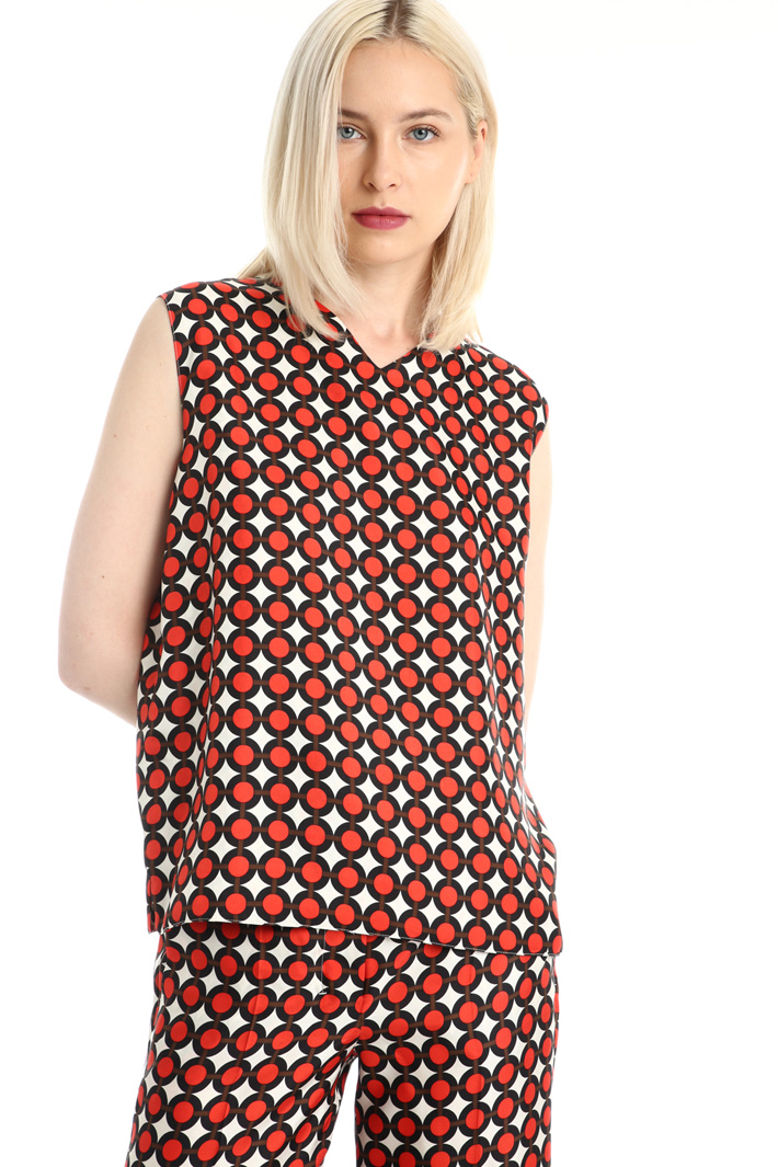 Silk twill top Intrend Silk twill top Intrend