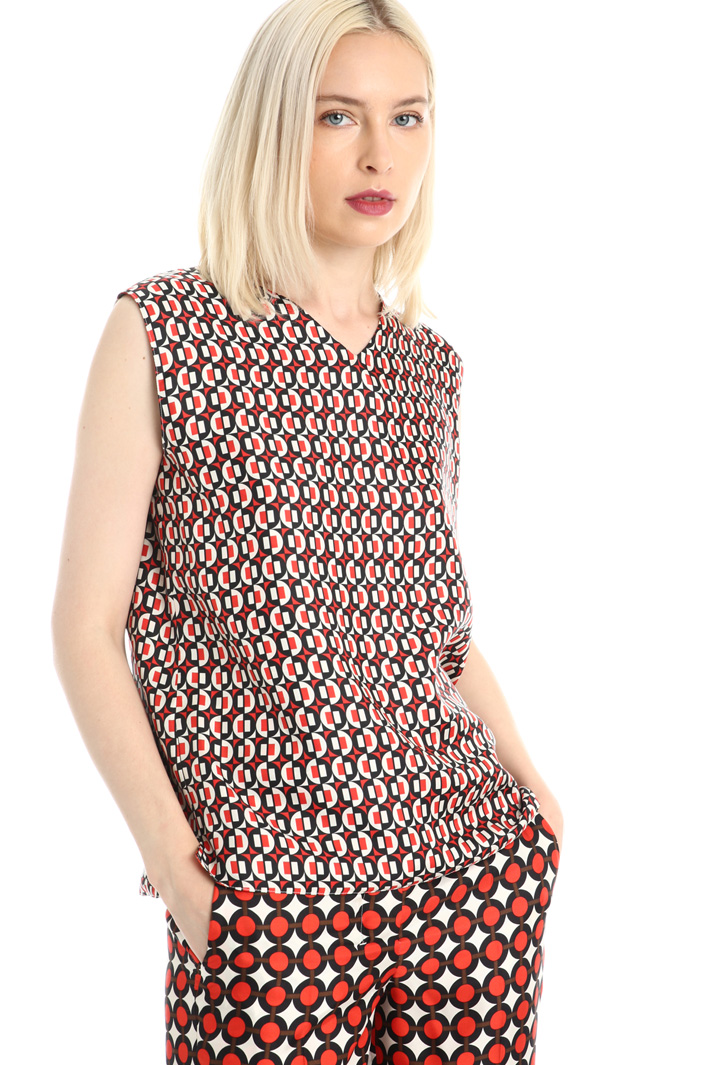 Silk twill top Intrend Silk twill top Intrend
