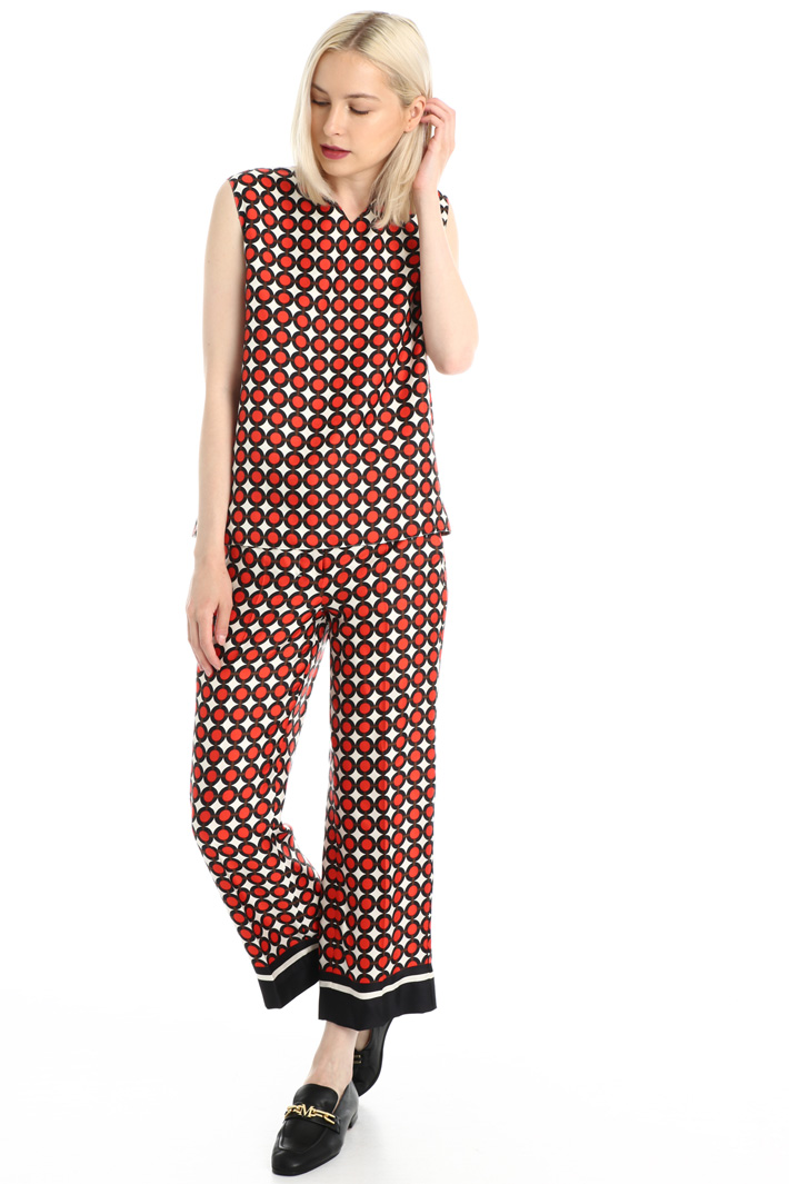 Silk twill top Intrend Silk twill top Intrend