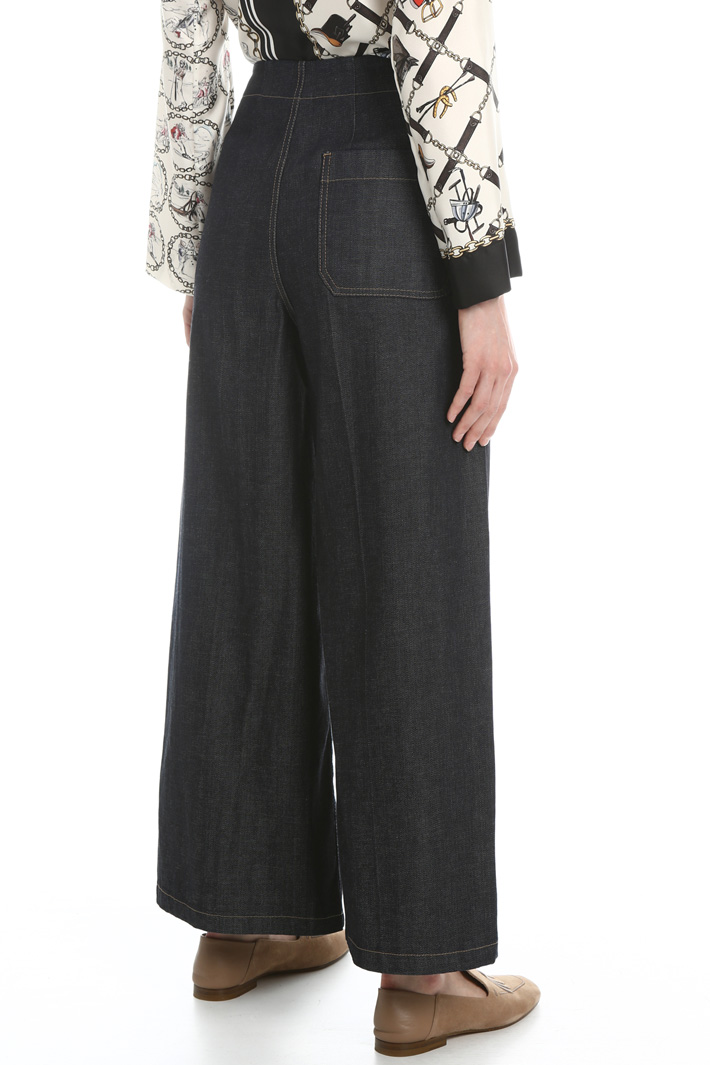 Wide-leg denim jeans Intrend Wide-leg denim jeans Intrend