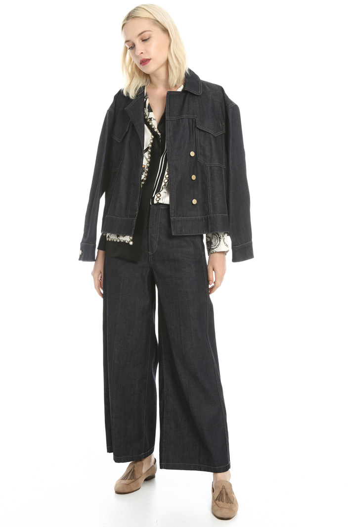 Wide-leg denim jeans Intrend Wide-leg denim jeans Intrend
