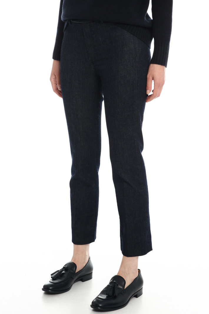 Stretch denim trousers Intrend Stretch denim trousers Intrend