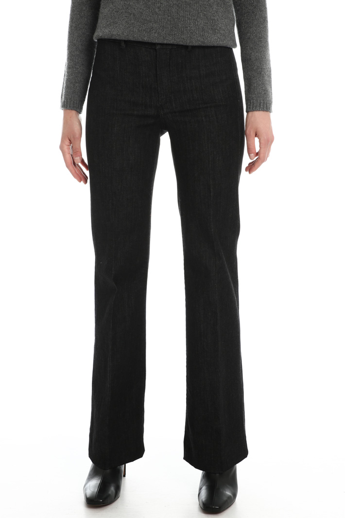 Wide-leg denim trousers Intrend Wide-leg denim trousers Intrend