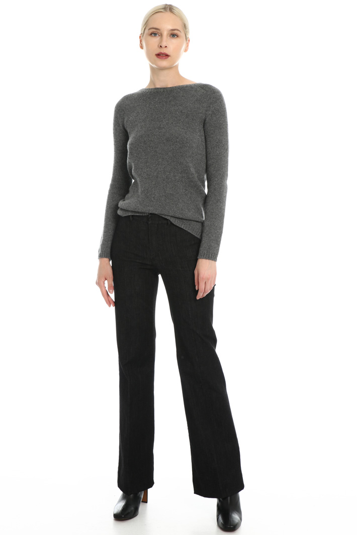 Wide-leg denim trousers Intrend Wide-leg denim trousers Intrend