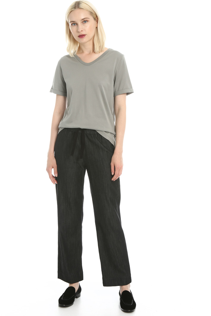Light denim trousers Intrend Light denim trousers Intrend