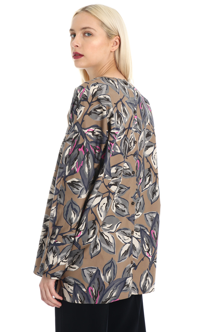 Cotton poplin blouse Intrend Cotton poplin blouse Intrend