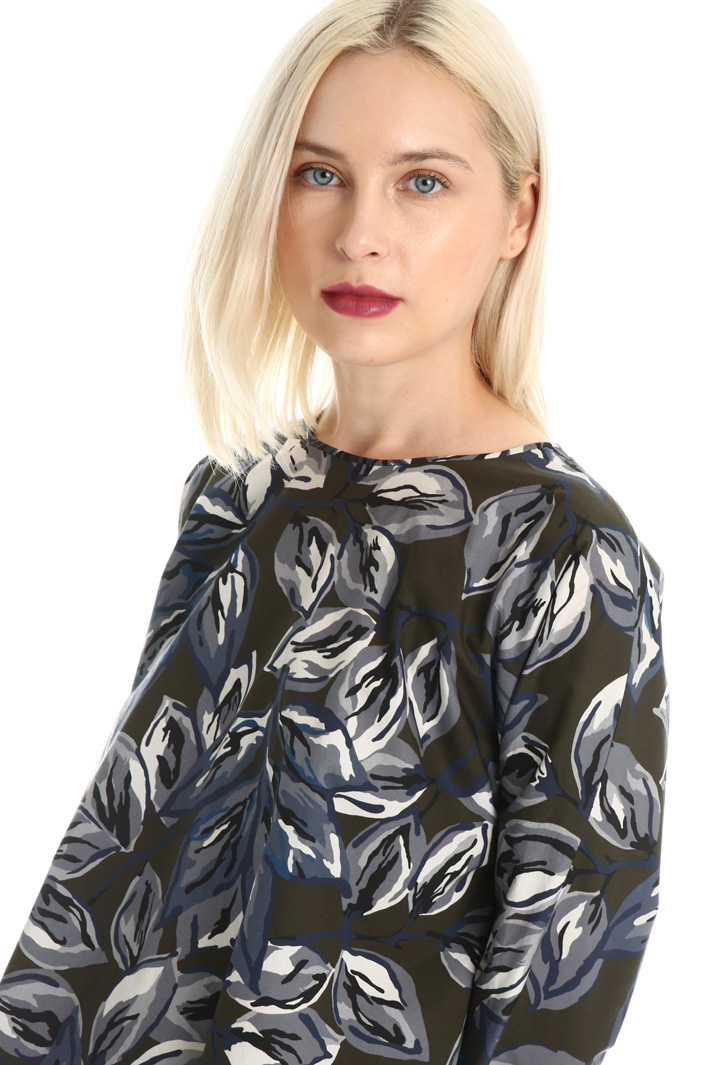 Cotton poplin blouse Intrend Cotton poplin blouse Intrend