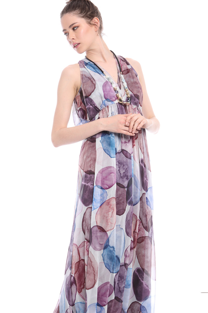 Fluid creponne maxi dress Intrend Fluid creponne maxi dress Intrend