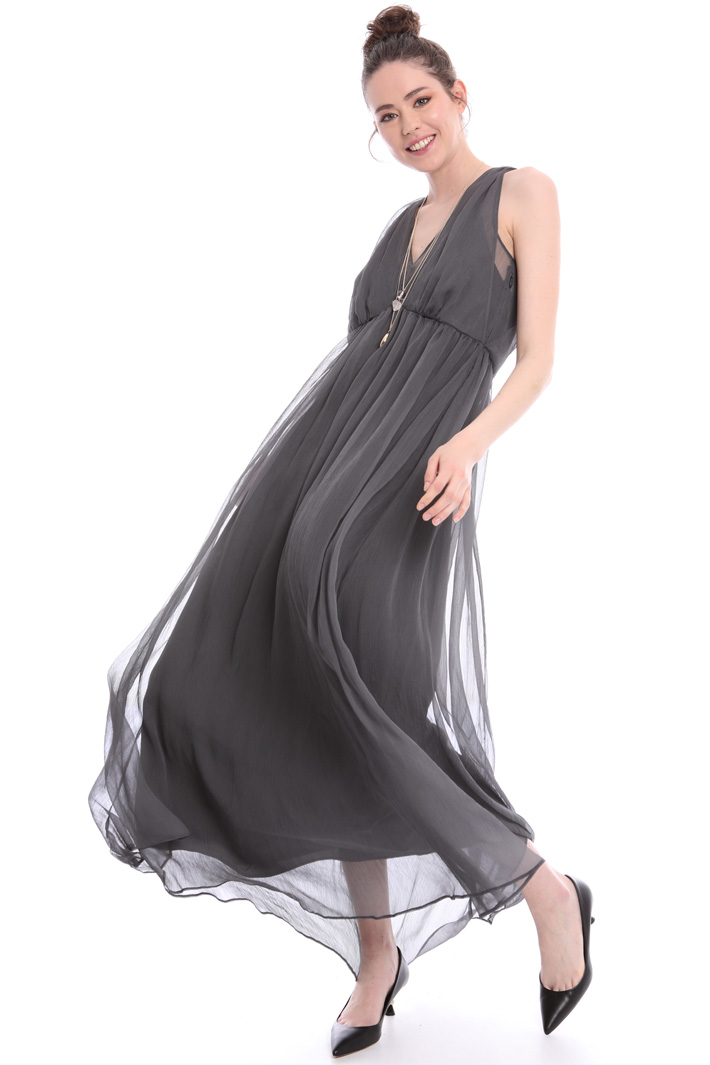 Fluid creponne maxi dress Intrend Fluid creponne maxi dress Intrend
