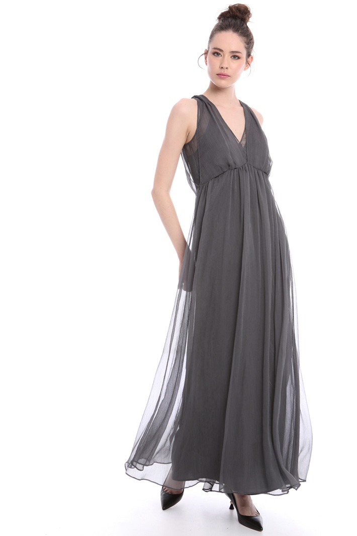 Fluid creponne maxi dress Intrend Fluid creponne maxi dress Intrend