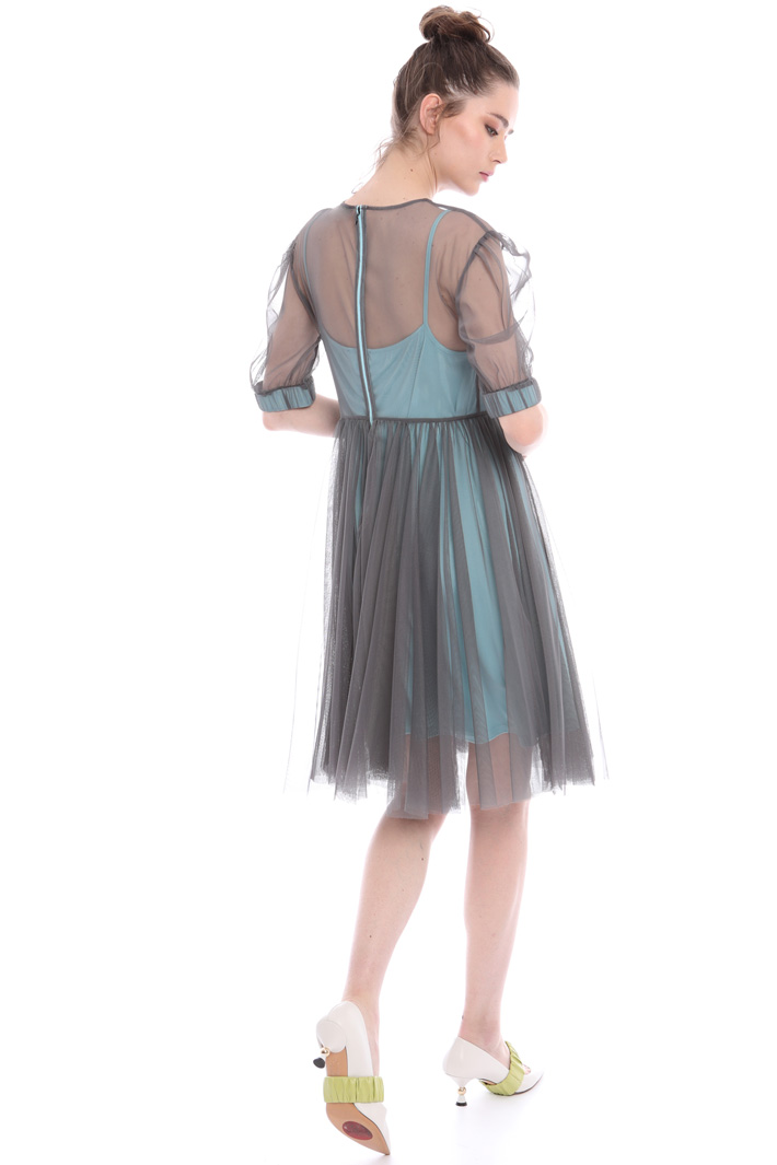 Sheer tulle dress Intrend Sheer tulle dress Intrend