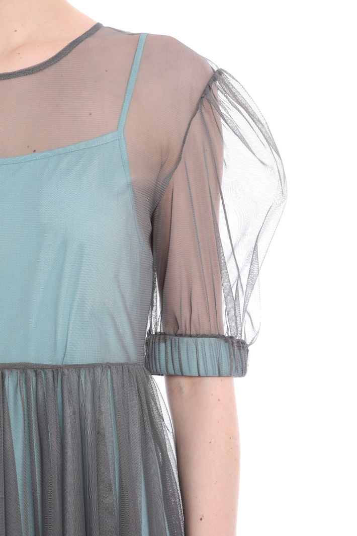 Sheer tulle dress Intrend Sheer tulle dress Intrend