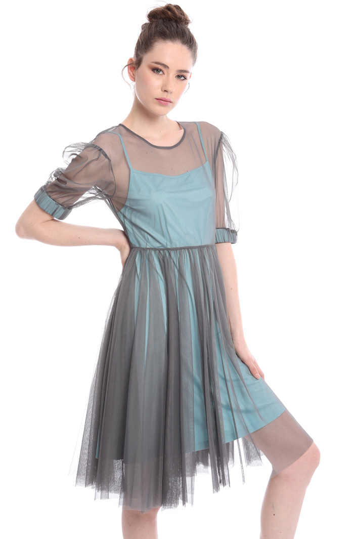 Sheer tulle dress Intrend Sheer tulle dress Intrend
