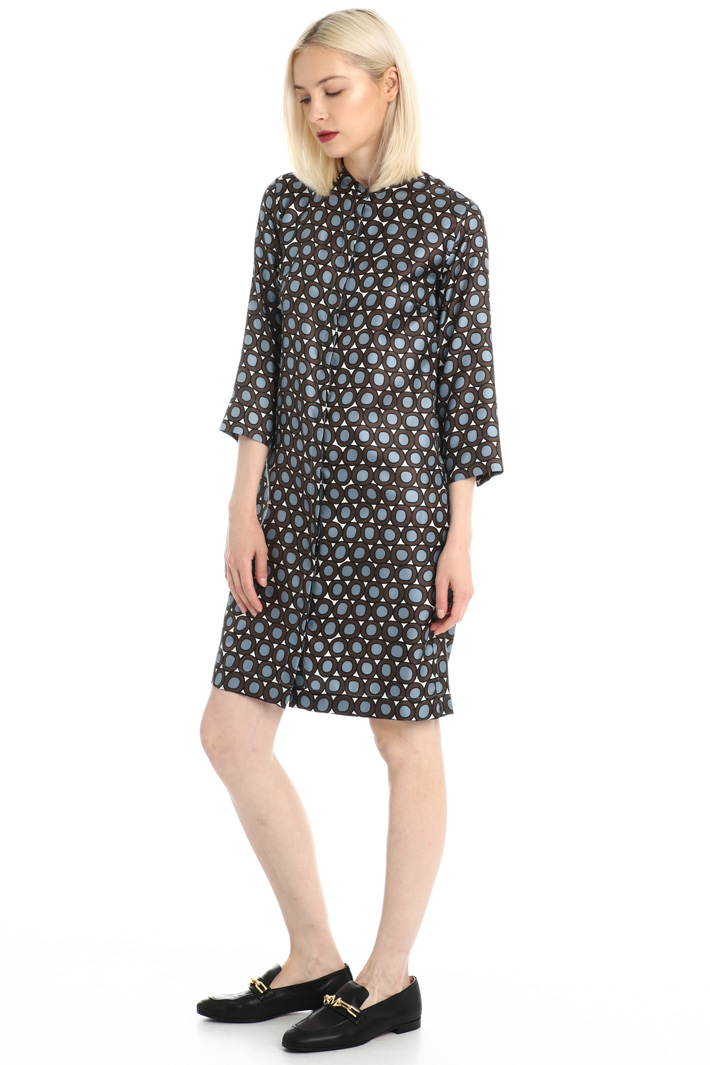 Silk twill dress Intrend Silk twill dress Intrend