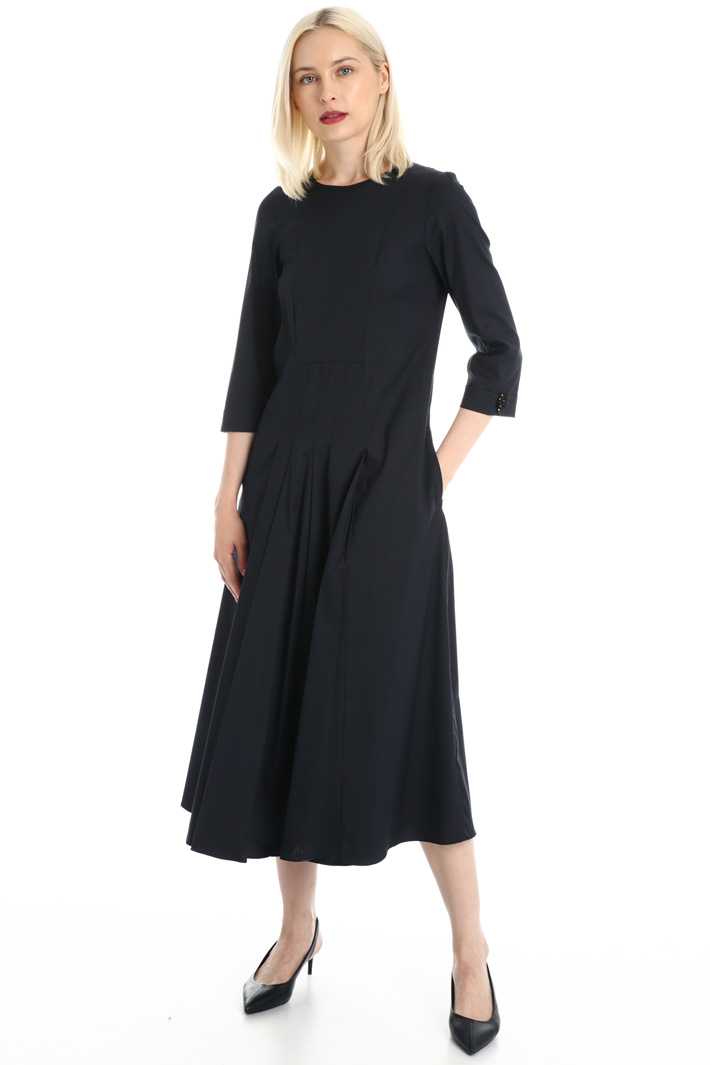 Stretch poplin dress Intrend Stretch poplin dress Intrend