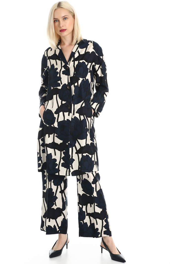 Silk twill tunic Intrend Silk twill tunic Intrend