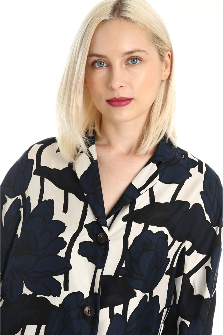 Silk twill tunic Intrend Silk twill tunic Intrend