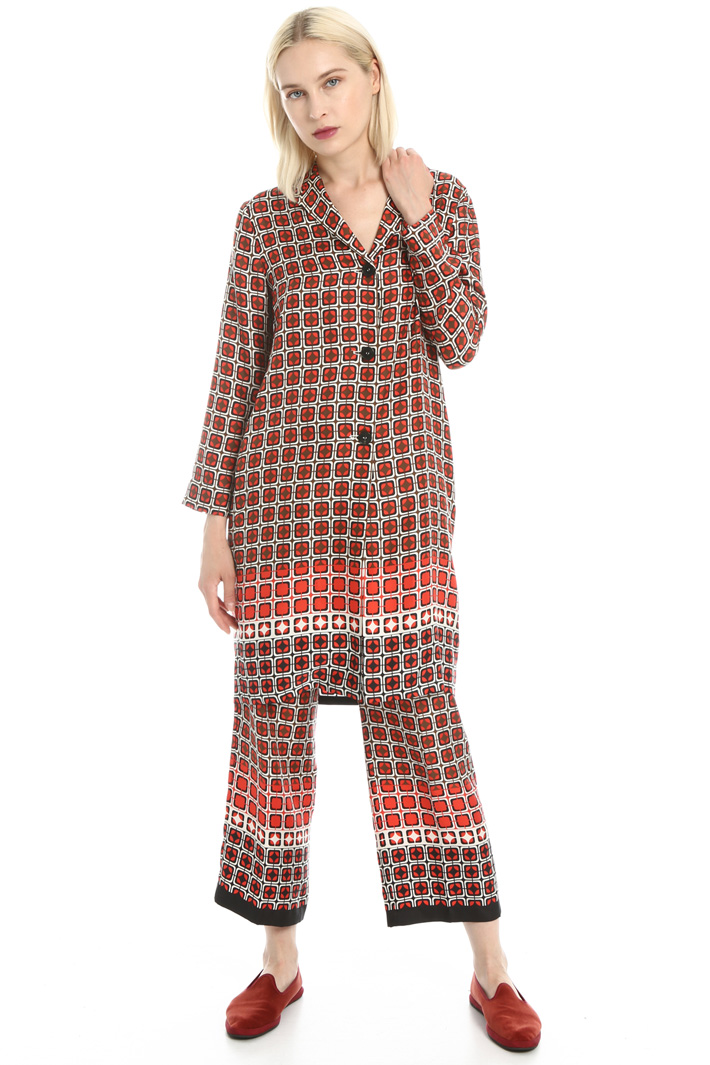 Silk twill tunic Intrend Silk twill tunic Intrend