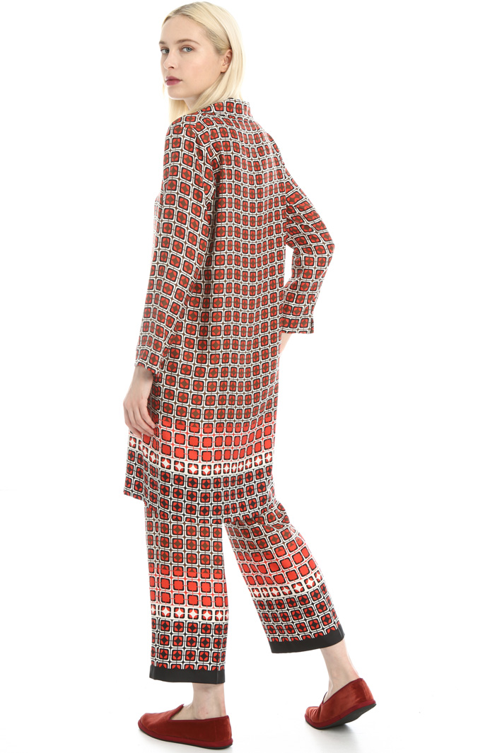 Silk twill tunic Intrend Silk twill tunic Intrend