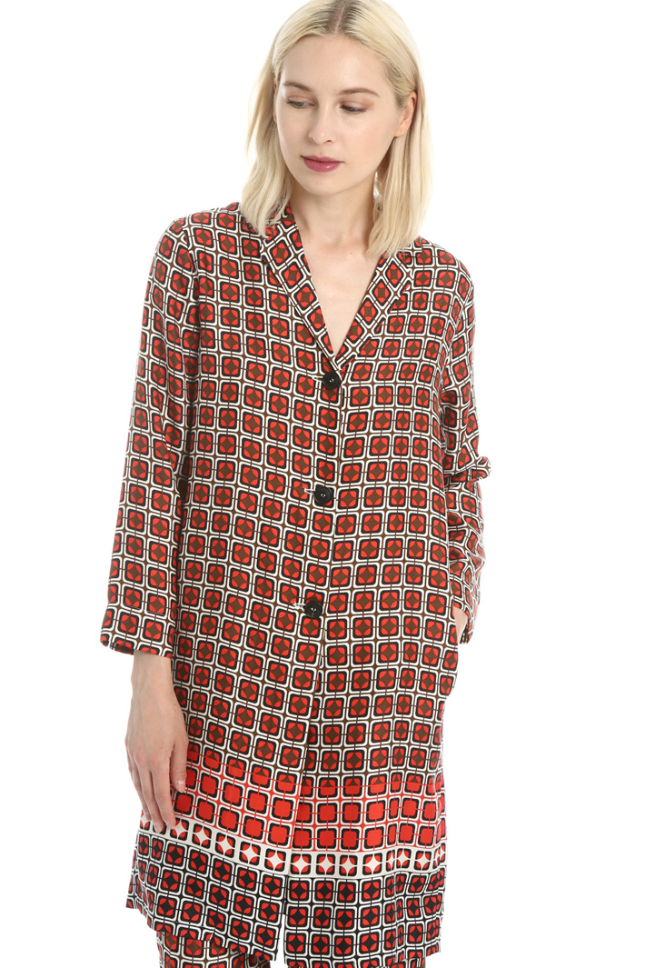 Silk twill tunic Intrend Silk twill tunic Intrend