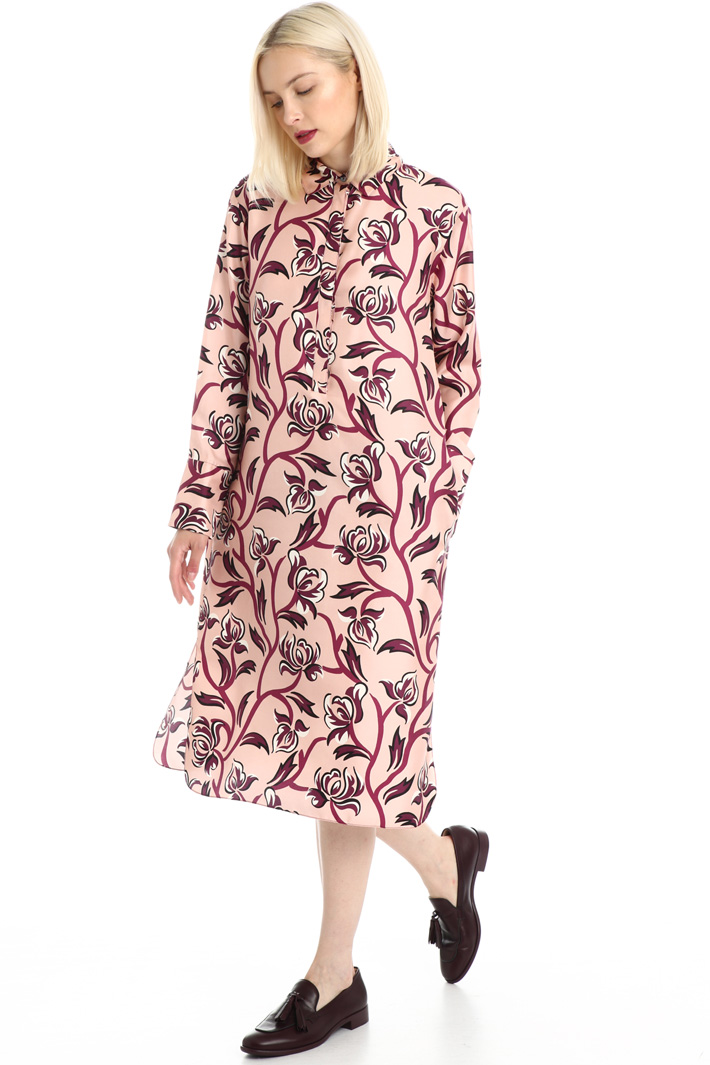 Printed silk dress Intrend Printed silk dress Intrend