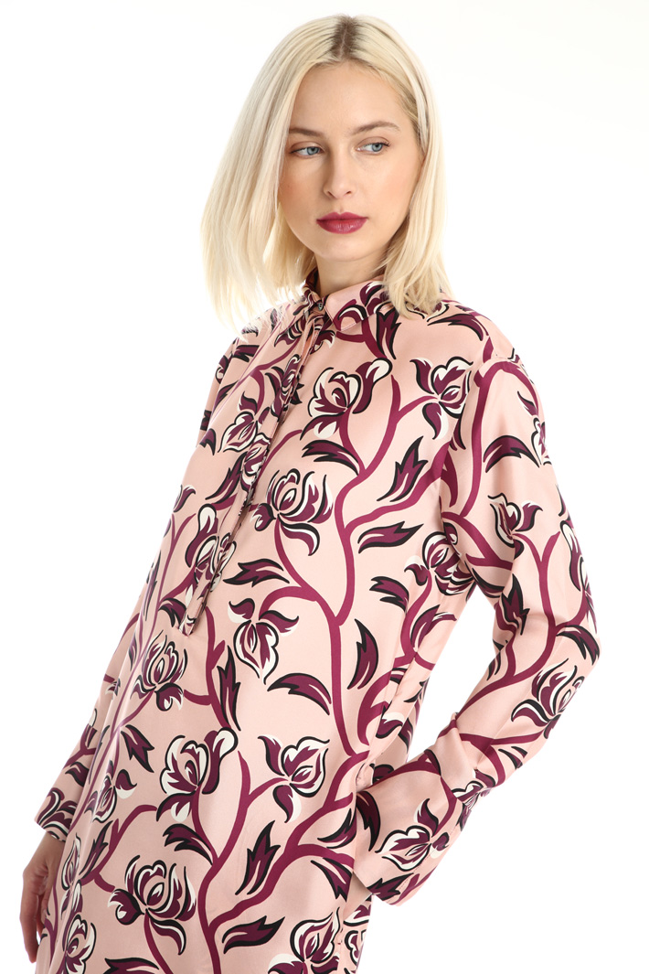 Printed silk dress Intrend Printed silk dress Intrend