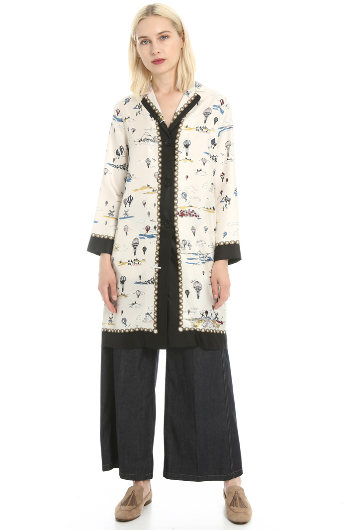 Silk twill tunic Intrend Silk twill tunic Intrend