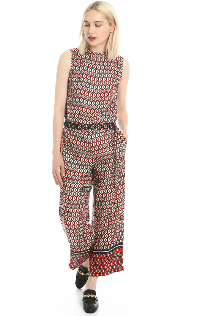 Silk crepe de chine jumpsuit Intrend Silk crepe de chine jumpsuit Intrend