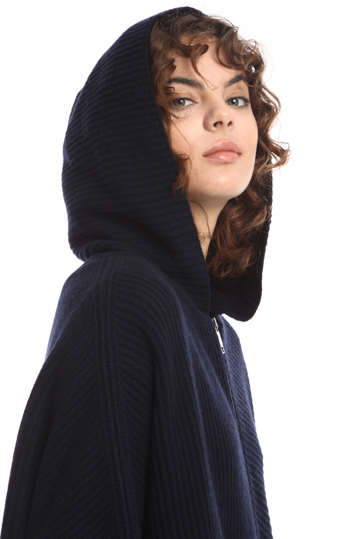 Zip-through hooded cardigan Intrend Zip-through hooded cardigan Intrend