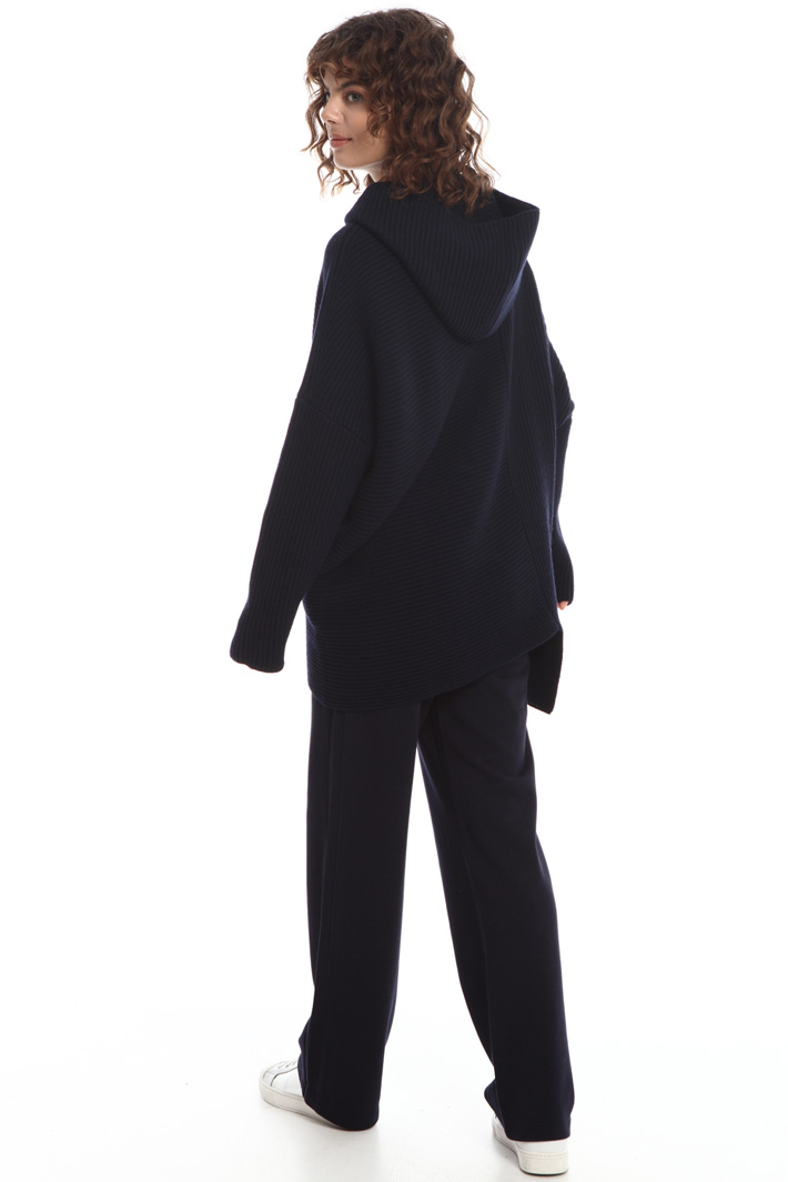 Zip-through hooded cardigan Intrend Zip-through hooded cardigan Intrend