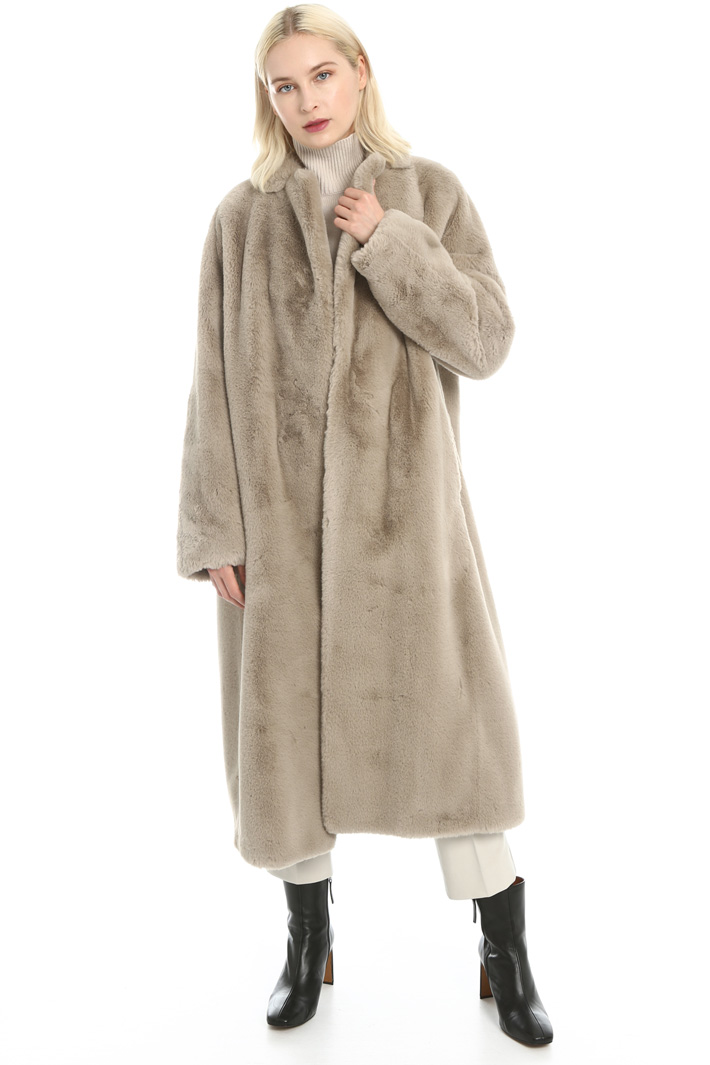 Plush overcoat Intrend Plush overcoat Intrend