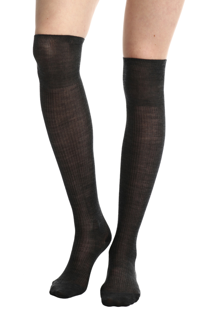 Wool over-the-knee socks Intrend Wool over-the-knee socks Intrend