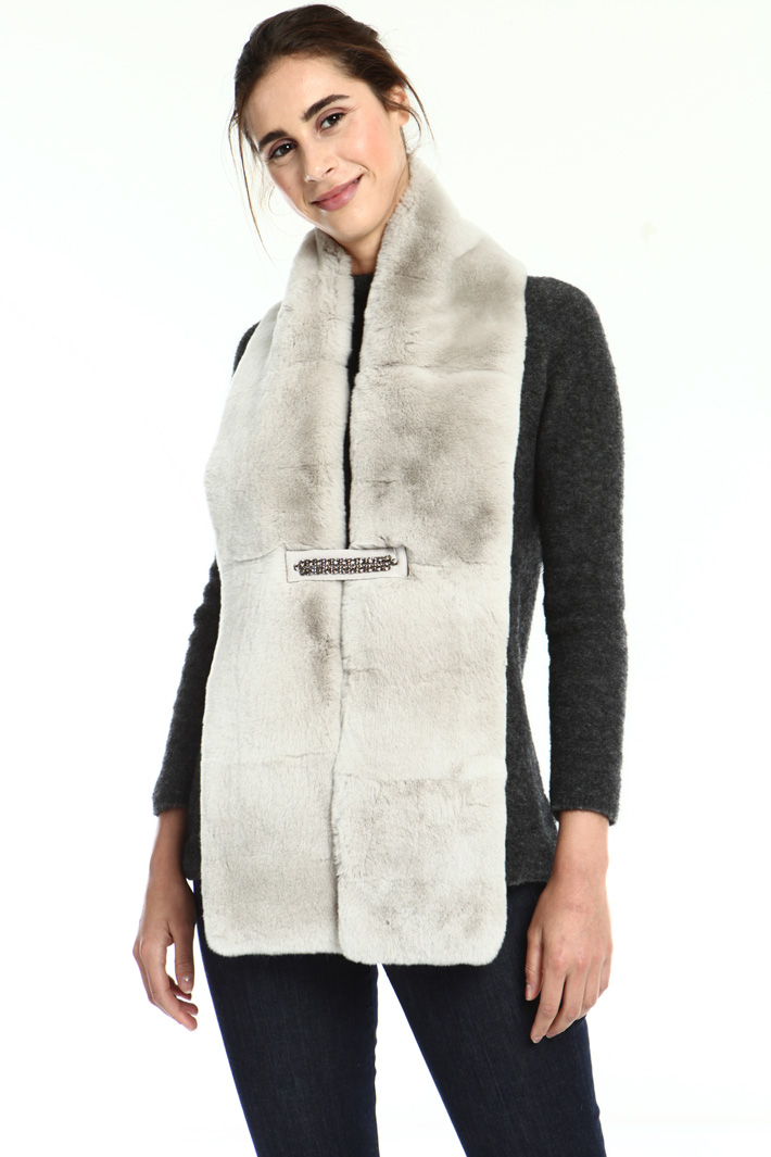 Rabbit fur stole Intrend Rabbit fur stole Intrend