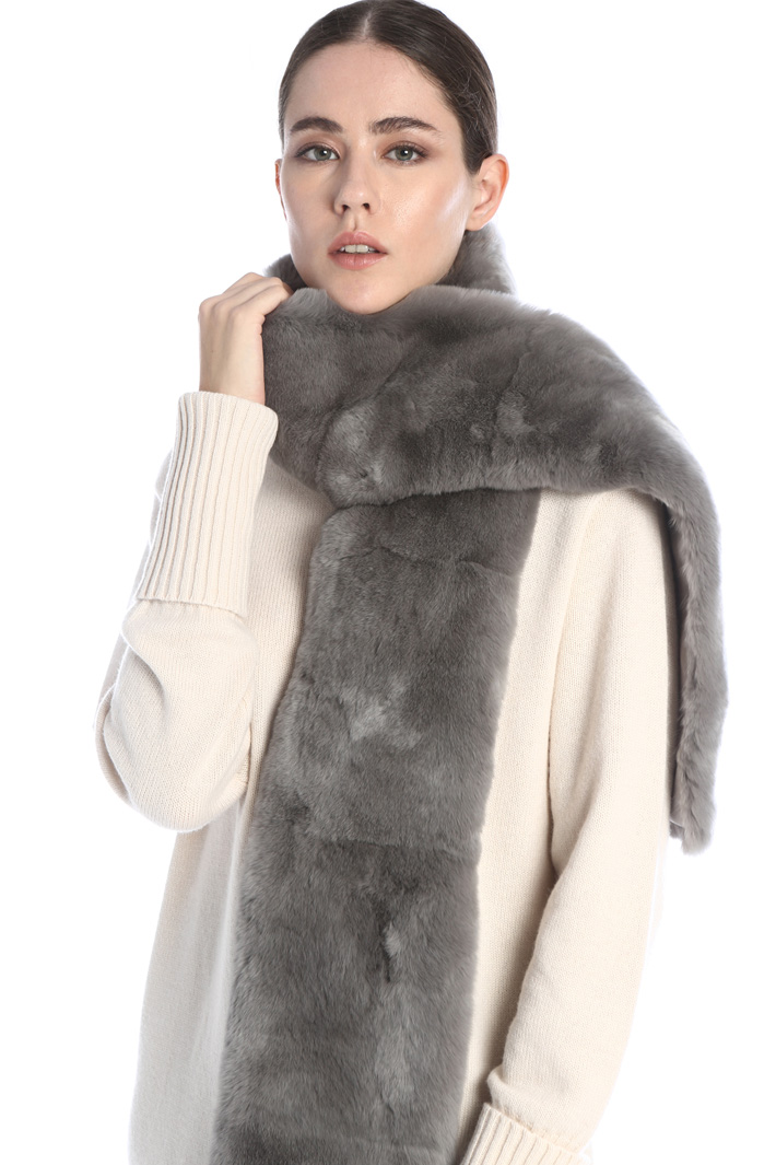 Rabbit fur stole Intrend Rabbit fur stole Intrend