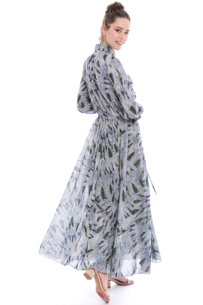 Lamé jersey maxi dress Intrend Lamé jersey maxi dress Intrend
