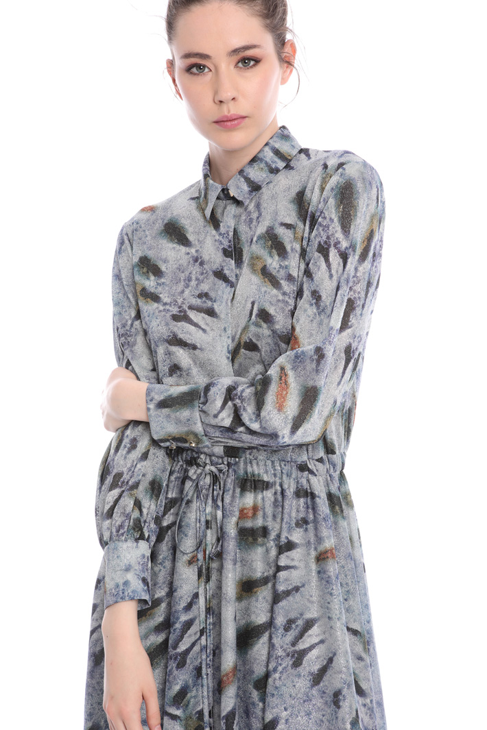 Lamé jersey maxi dress Intrend Lamé jersey maxi dress Intrend